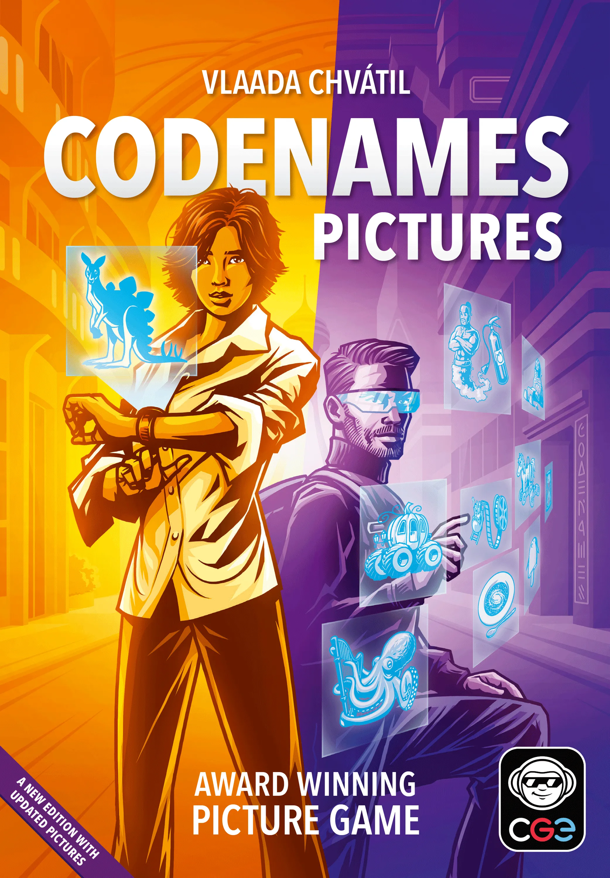 Codenames Pictures – Englische Ausgabe, Für 2–8 Spieler, Ab 10 Jahren, Mit Bildkarten